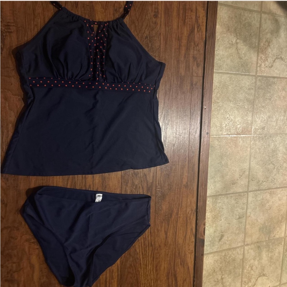 navy tankini